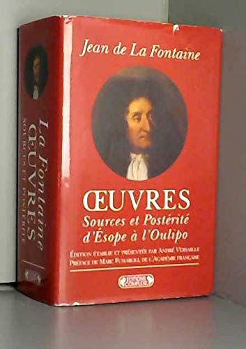 Oeuvres : sources et postérité, d'Esope à l'Oulipo