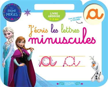 J'écris les lettres minuscules : La reine des neiges : 4-6 ans