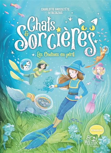 Couverture de Chats & sorcières. Vol. 5. Les ondines en péril