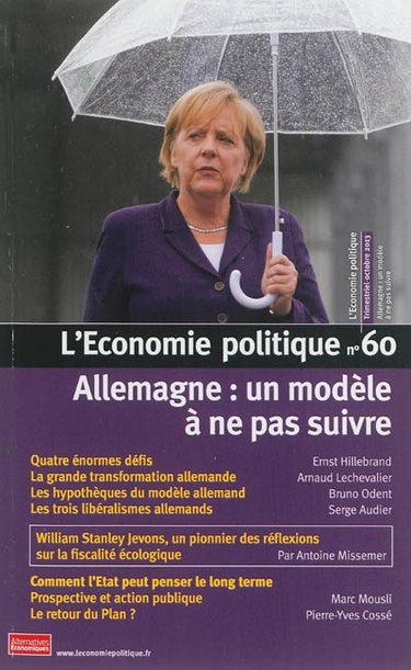 Couverture de Economie politique (L'), n° 60. Allemagne : un modèle à ne pas suivre par Collectif