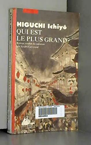 Couverture de Qui est le plus grand ?