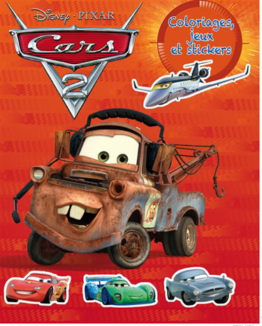 Cars 2 : coloriages, jeux et stickers