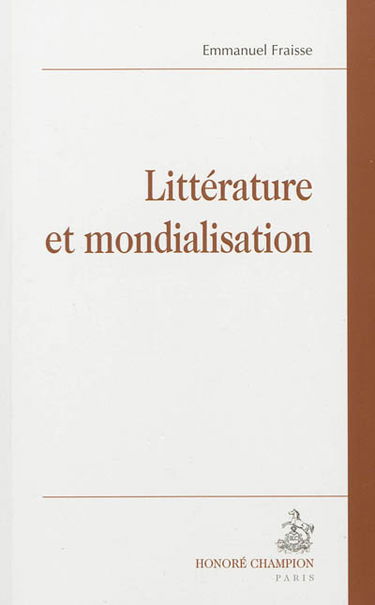 Littérature et mondialisation
