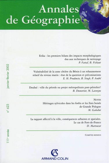 Annales de géographie, n° 623