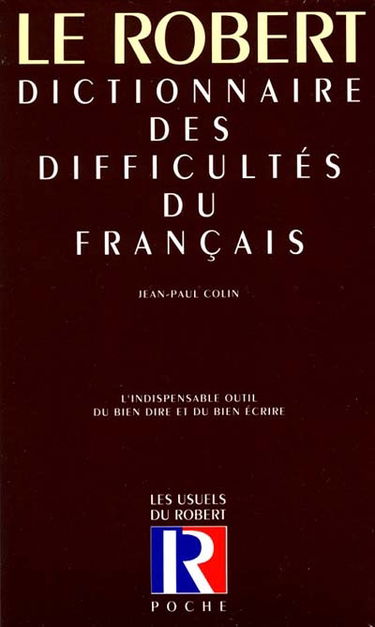 Dictionnaire des difficultés du français