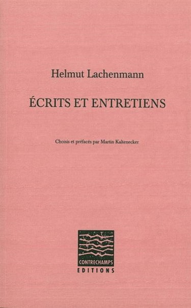 Couverture de Ecrits et entretiens