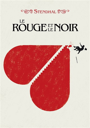 Couverture de Le rouge et le noir par Stendhal
