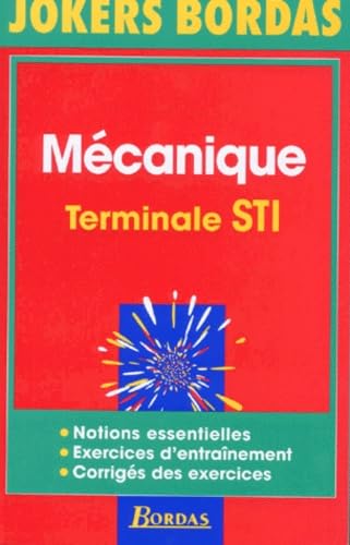 Mécanique terminale STI