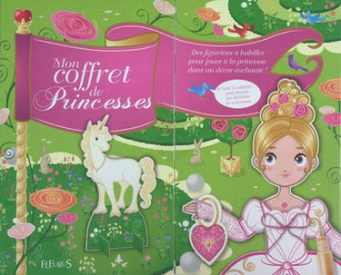 Mon coffret de princesse : des figurines à habiller pour jouer à la princesse dans un décor enchanté !