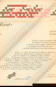 Dédale, n° 7. Le désert : origine, traversée et métaphore