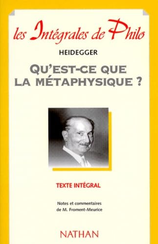 Qu'est-ce que la métaphysique ?