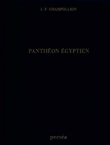 Couverture de Panthéon égyptien : collection de personnages mythologiques de l'ancienne Egypte