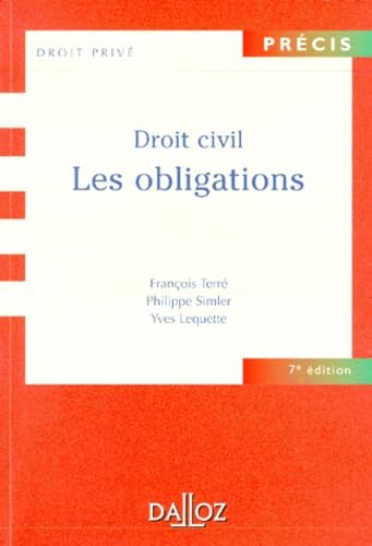 Droit civil : Les obligations, 7e édition