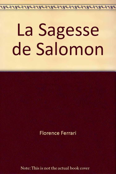 La sagesse de salomon