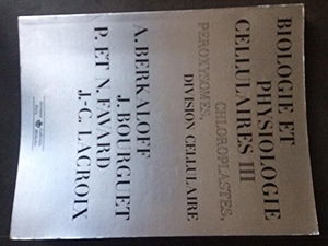 Biologie et physiologie cellulaires