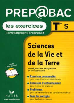 Couverture de Sciences de la vie et de la terre, exercices, terminales S par Collectif