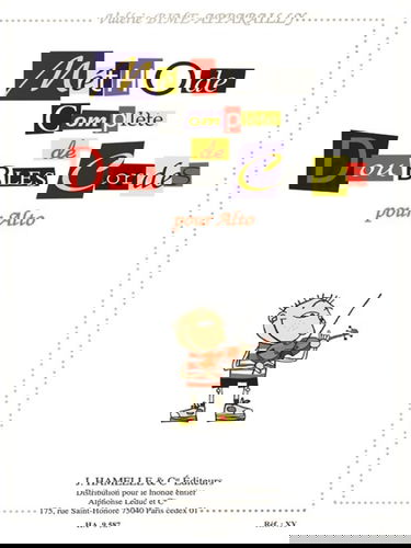 Valerie bime-apparailly : methode complete de doubles cordes pour alto