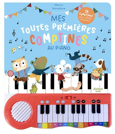 Couverture de Mes toutes premières comptines au piano : 15 comptines pour s'initier au piano