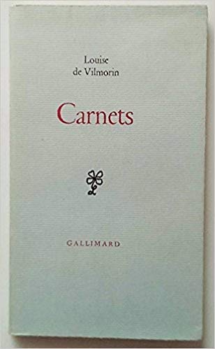 Couverture de Carnets. par Louise de Vilmorin