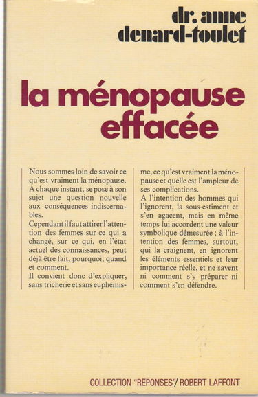 La ménopause effacée