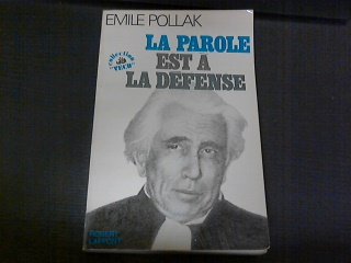 Couverture de La parole est a la defense.