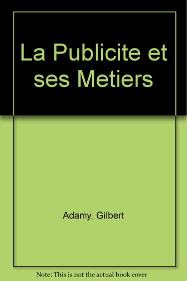 La publicité et ses métiers