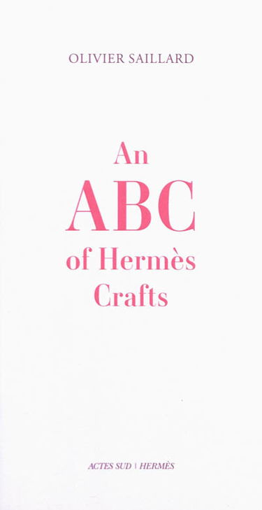 An ABC on Hermès crafts