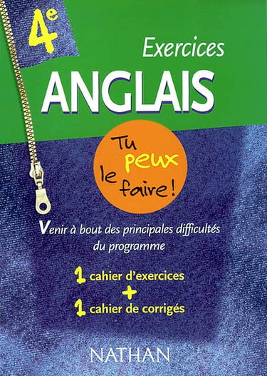 Anglais, 4e : exercices