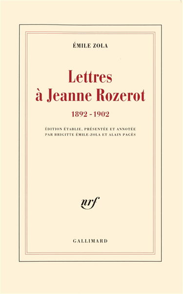 Lettres à Jeanne Rozerot : 1892-1902
