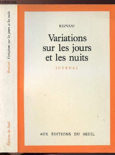 Variations sur les jours et les nuits : journal