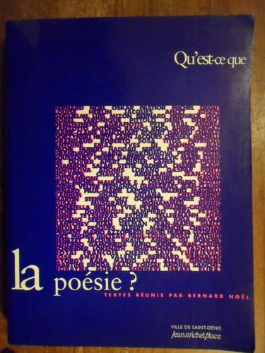 Qu'est-que la poésie ?
