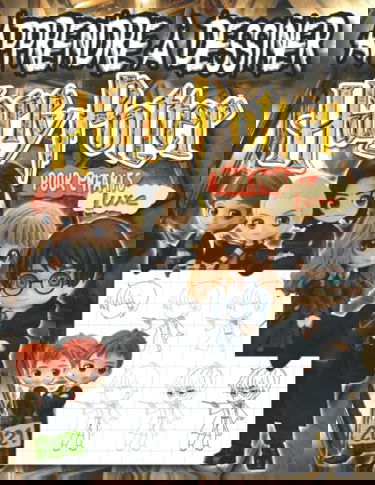 H́arry Ṕotter Apprendre à dessiner: Livre de Dessin de Jumbo H́arry Ṕotter Édition 2021-2022 dans le Style Chibi Pour Les Enfants