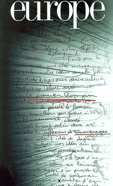 Europe, hors-série, n° 2003. Le premier roman