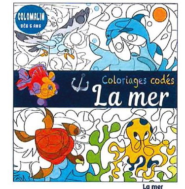 La mer : coloriages codés