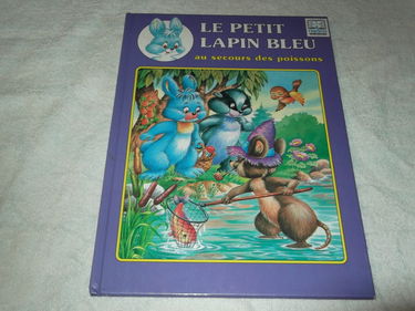 Le petit lapin bleu au secours des poissons