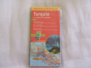 Turquie de l'Ouest et centrale : 1/750 000