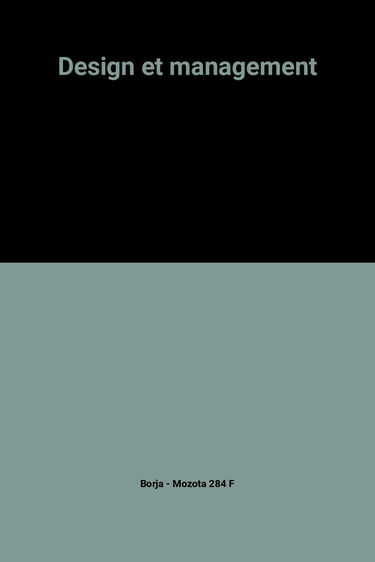 Design et management