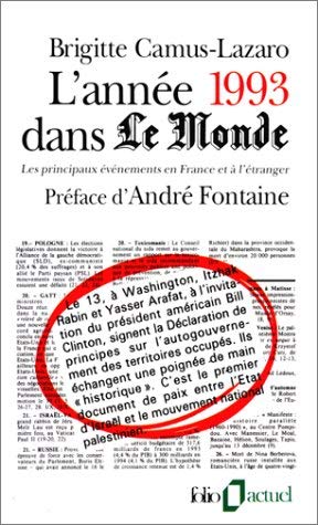 L'année 1993 dans Le Monde : les principaux événements en France et à l'étranger