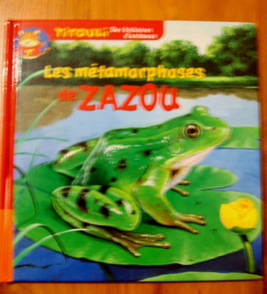 Couverture de La petite grenouille Les métamorphoses de Zazou (Titouli)