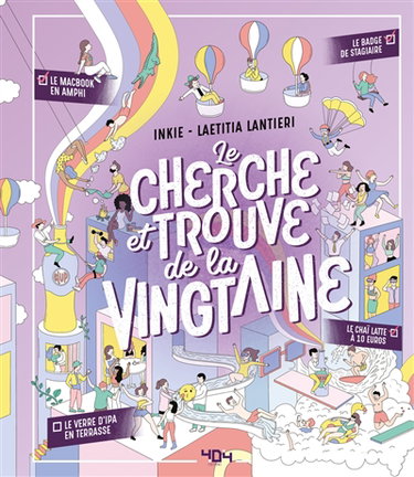 Couverture de Le cherche et trouve de la vingtaine
