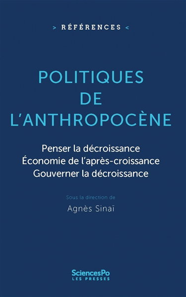 Couverture de Politiques de l'anthropocène