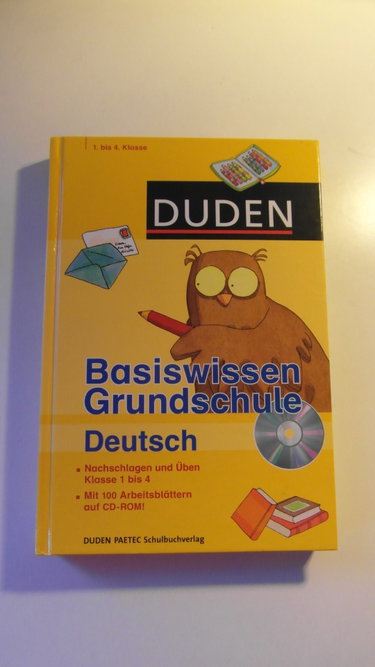 Couverture de Duden. Basiswissen Grundschule. Deutsch: Nachschlagen und üben. Klasse 1-4