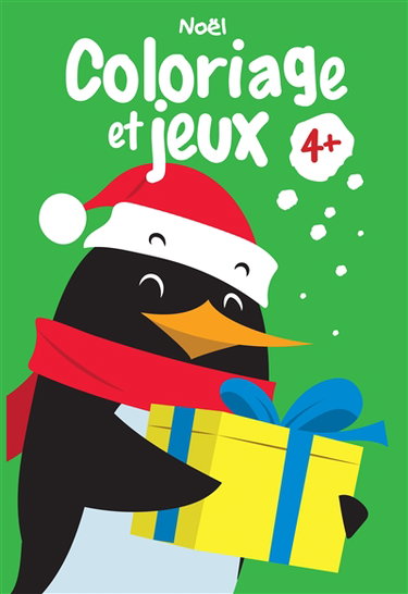 Couverture de Noël : coloriage et jeux 4+