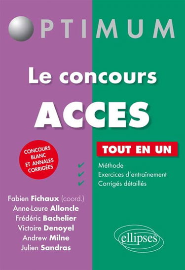 Couverture de Le concours Accès