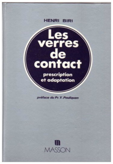Les Verres de contact : Prescription et adaptation