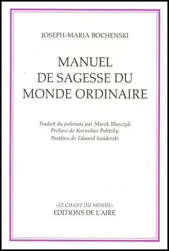 Manuel de sagesse du monde ordinaire