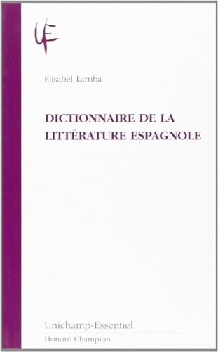 Dictionnaire de littérature espagnole
