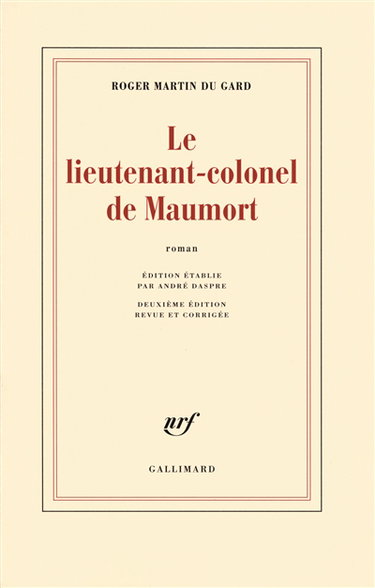 Le lieutenant-colonel de Maumort