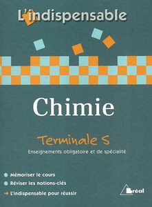Chimie terminale S, enseignements obligatoire et de spécialité