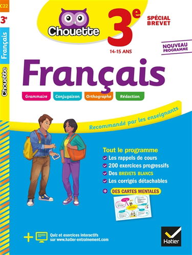 Français 3e, 14-15 ans : spécial brevet : nouveau programme, réforme du collège